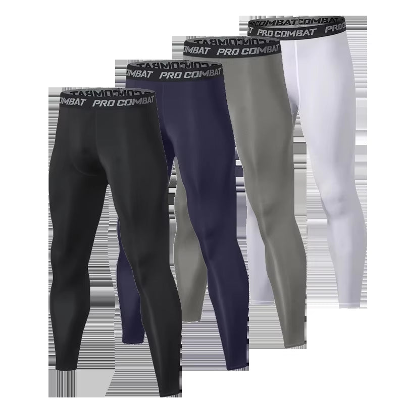 New Men'S Compression Pants Male Tights Leggings for Running Training Sport Fitness Quick Dry Fit Joggings Workout Trousers