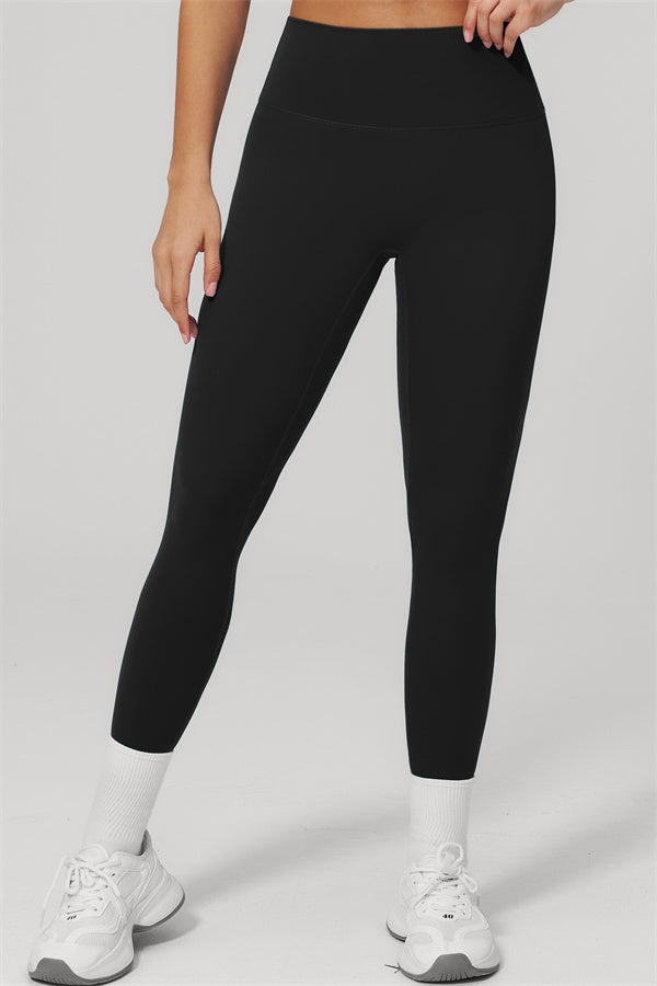 The Rapture Sports Bra Leggings 2-Piece Set featuring high-waisted black leggings for optimal comfort and style.