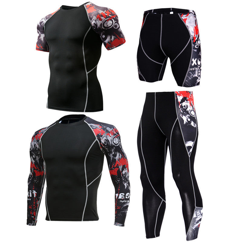 Sportswear quick-drying running suit featuring a stylish design for athletes and fitness enthusiasts.