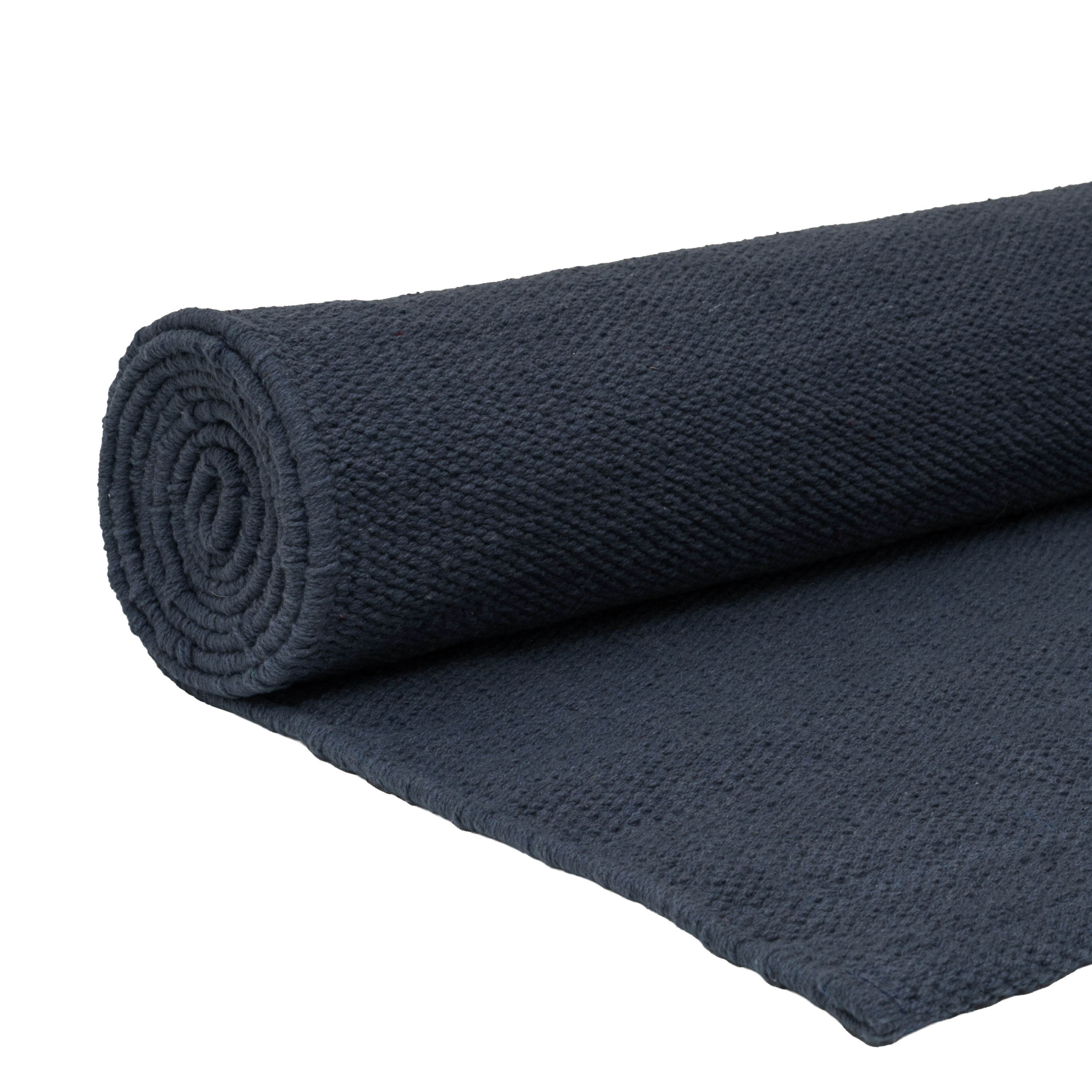 THE YOGI ORGANIC COTTON YOGA MAT rolled out, showcasing its soft texture and eco-friendly design.