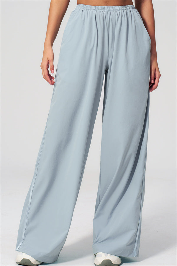 The Spunk UV protection Jacket Sweatpants 2-Piece Set featuring light blue sweatpants designed for comfort and sun protection.
