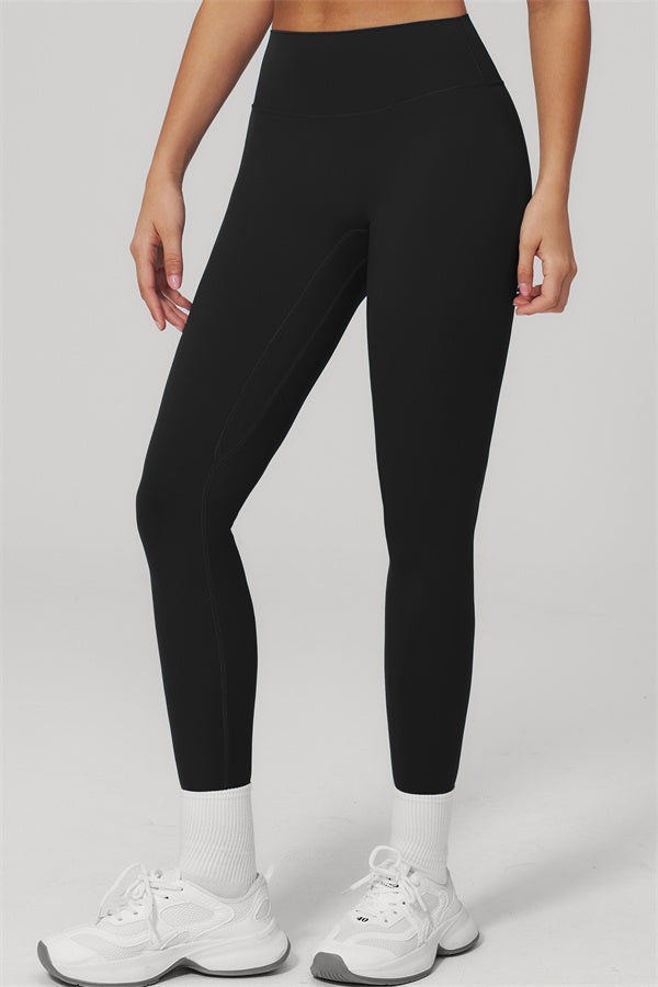 The Rapture Sports Bra Leggings 2-Piece Set featuring high-waisted leggings in black, perfect for activewear and everyday movement.
