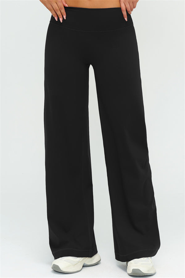 Twirl Zip Jacket Halter Tank Top & Straight‑Leg Pants Set | High-End 3‑Piece Activewear – Fitglutes