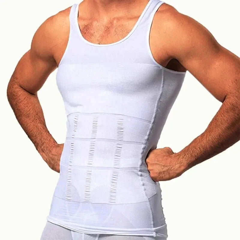 Transform Your Physique with Our Men's Slimming Compression Vest – Ultimate Waist Trainer for Effective Belly Control and Weight Loss!