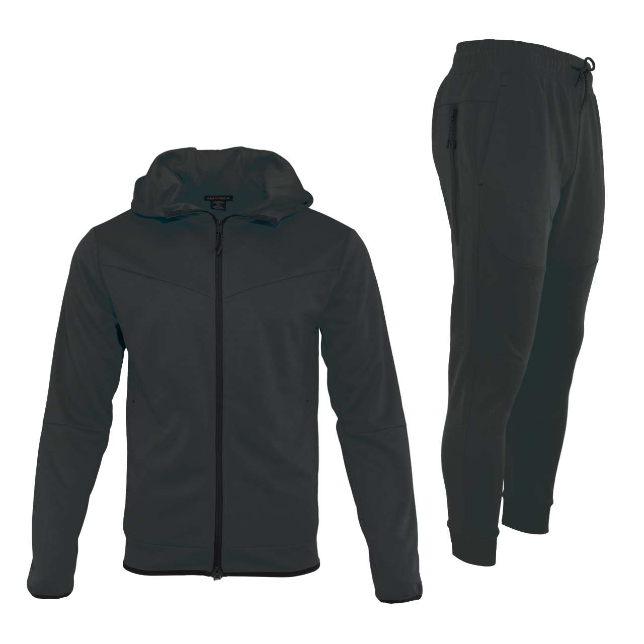 Men's Pro-Motion UltraTech Fleece Set featuring a sleek hoodie and joggers in premium tech fleece.