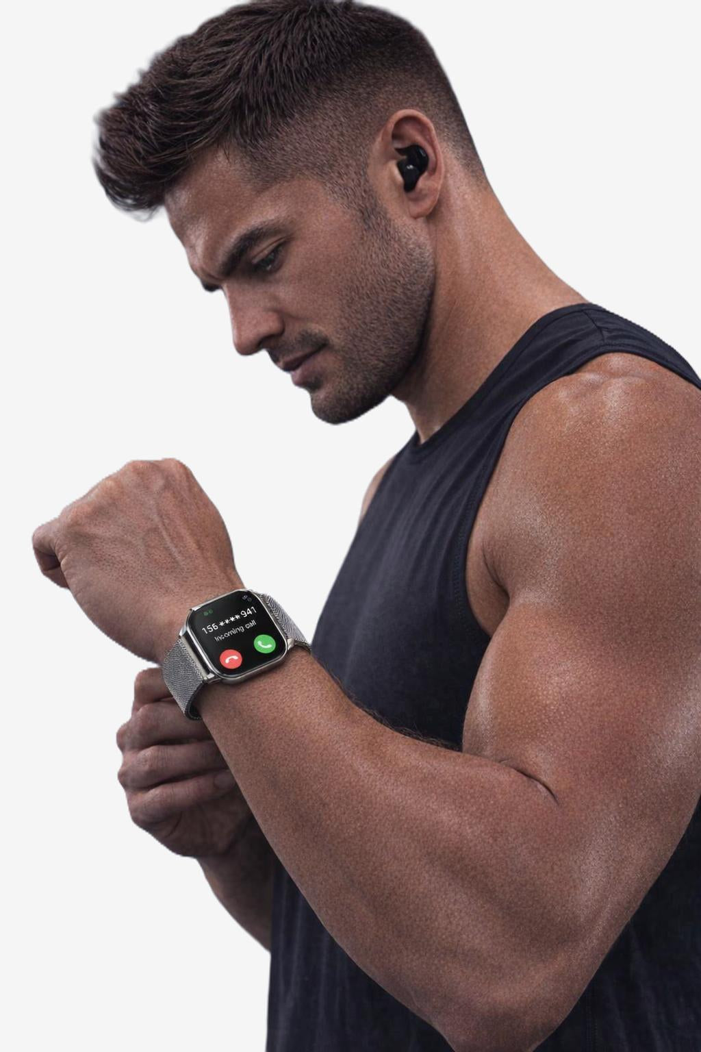 New Smart Watch for Men Women Gift Full Touch Screen Sports Fitness Watch Bluetooth Call Digital Smartwatch