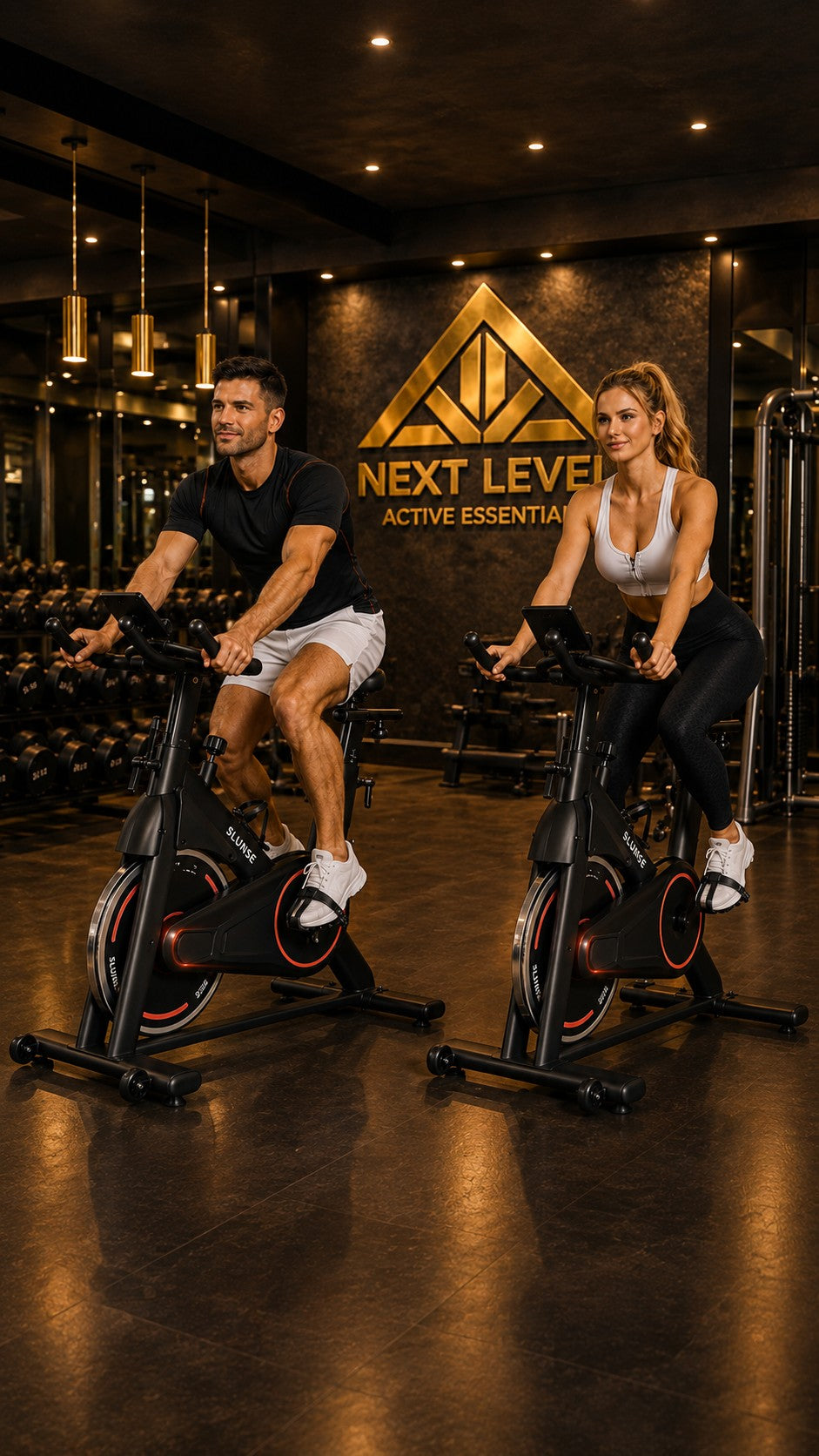 Exercise Bike – NLAE Magnetic Resistance Silent Indoor Cycling