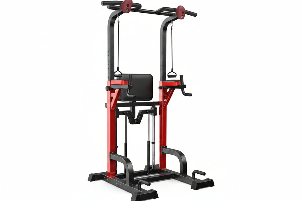 Heavy-duty 450LB Power Tower Pull-Up & Dip Station Home Gym