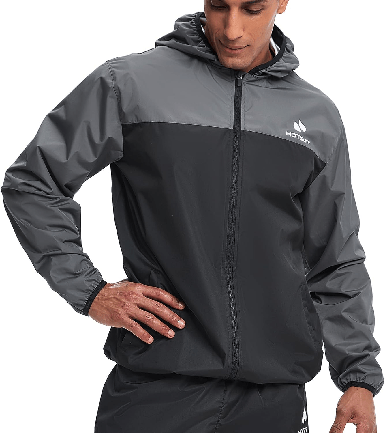 Fato de Sauna Masculino de Corpo Inteiro, Premium, para Academia e Cardio