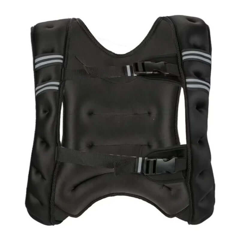 Adjustable Weighted Training Vest for Running & Strength for Men & Women – Adjustable Load Training Vest for Running & Strength, back view of adjustable vest