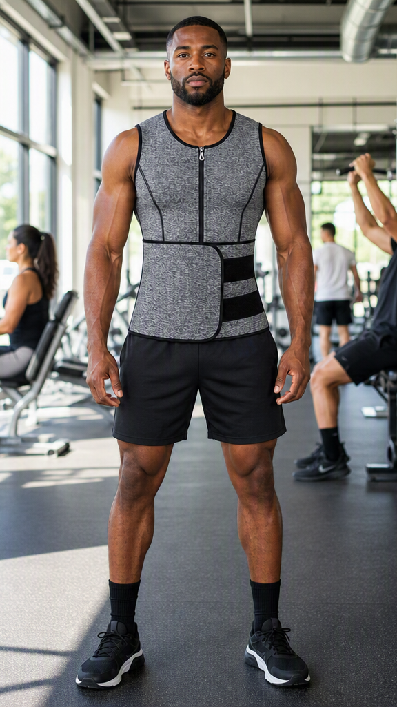 Neoprene Men's Shapers Sweat Vest for Men