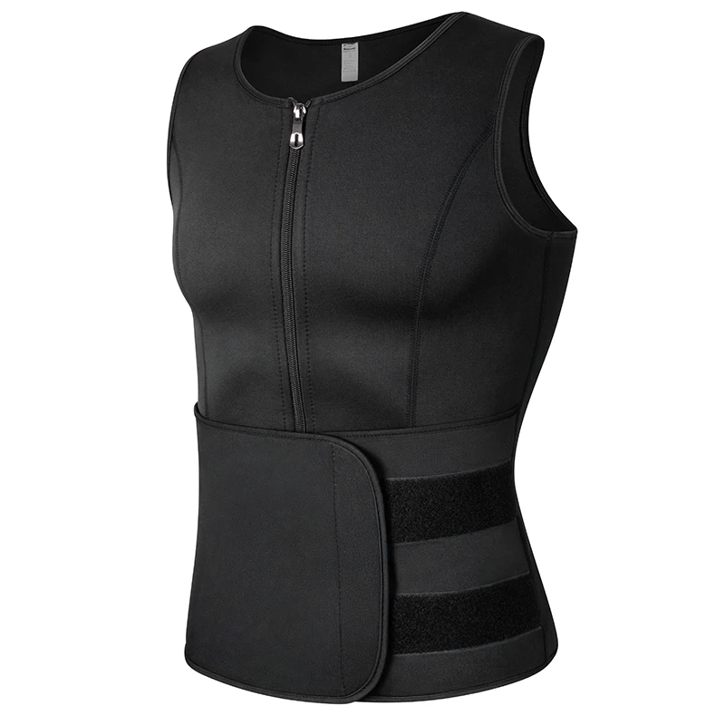 Neoprene Men's Shapers Sweat Vest for Men designed for enhanced workout and sauna effect.