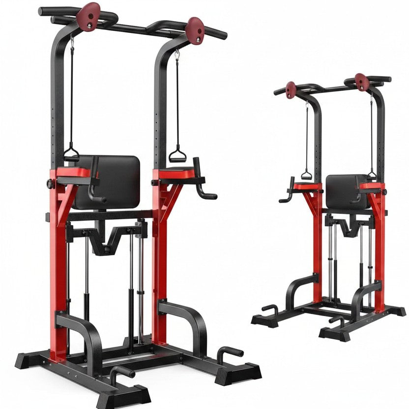 Heavy-duty 450LB Power Tower Pull-Up & Dip Station Home Gym