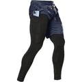 Men’s 2-in-1 Quick-Dry Training Pants featuring a built-in compression layer and side pocket.