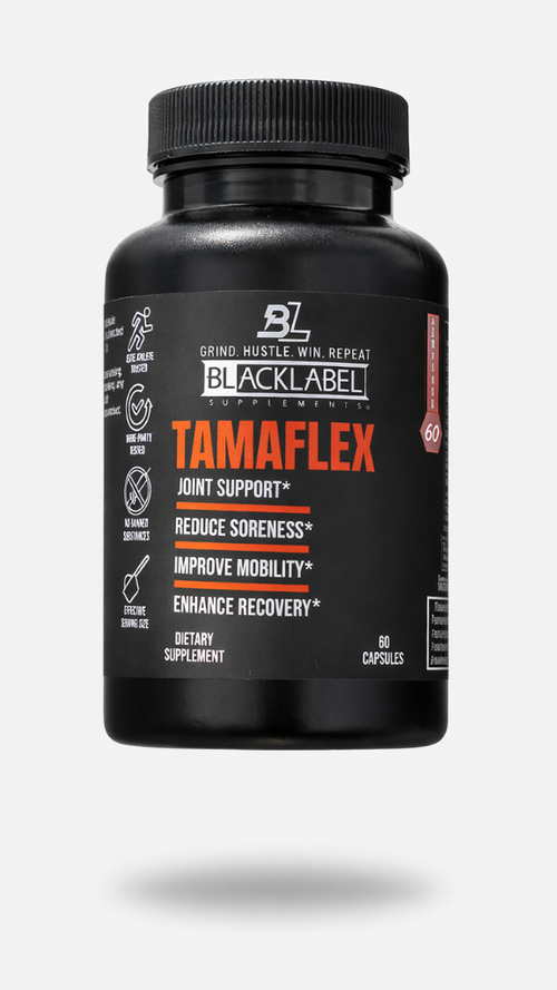 TAMAFLEX SUPPLEMENT ESSWENTIAL bottle for joint support and improved mobility.