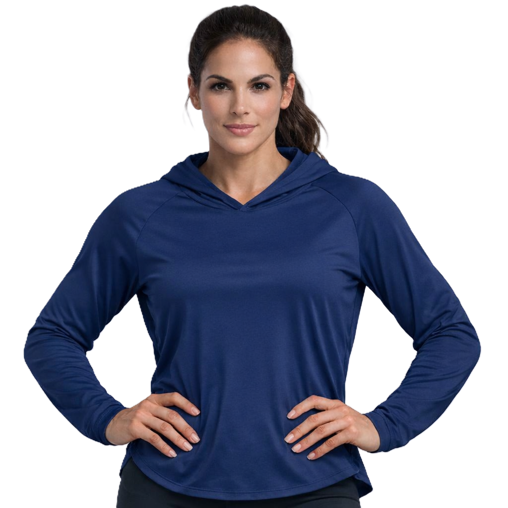Women's Sun Protection Running Shirts Workout Athletic Shirts with Hoods
