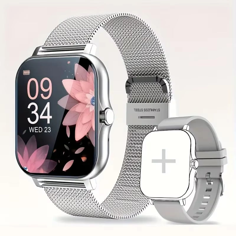 Smartwatch, Phone Answering/Calling, Multi-Sport Mode, Message Reminder View, Suitable for Men/Women