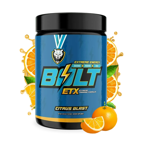 Bolt is the ultimate pre-workout formula in Citrus Blast flavor, designed for extreme energy and enhanced workout performance.