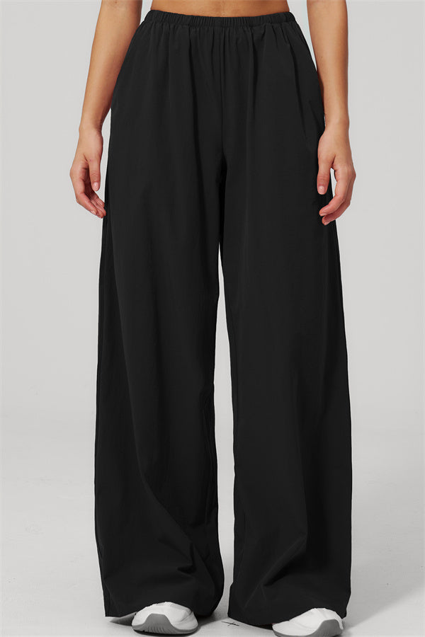 The Spunk UV protection Jacket Sweatpants 2-Piece Set featuring relaxed fit black sweatpants designed for comfort.