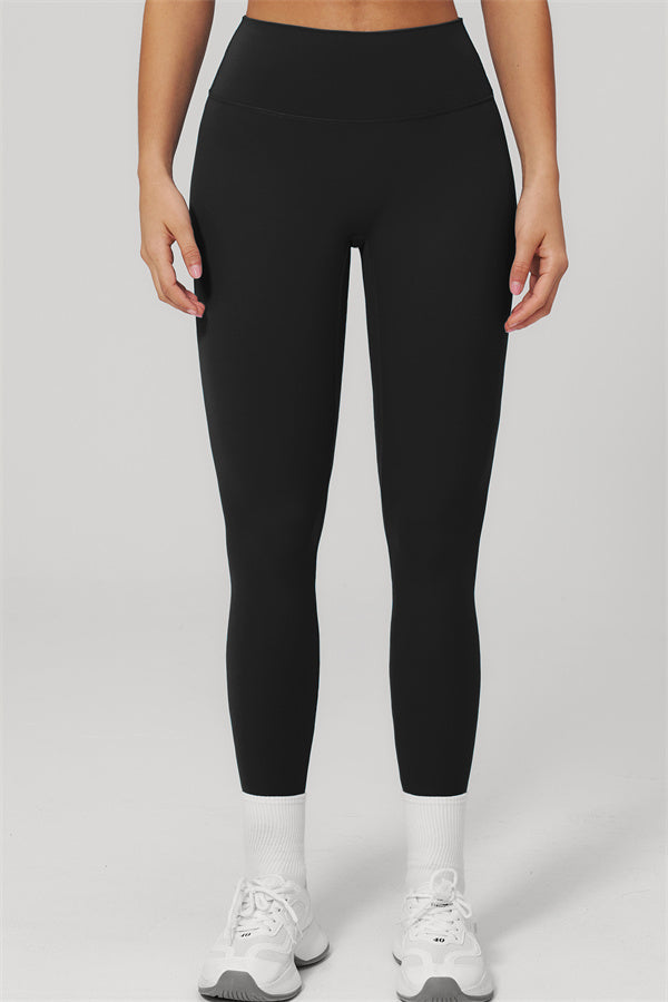 The Rapture Sports Bra Leggings 2-Piece Set black high-waisted leggings for activewear and everyday comfort.
