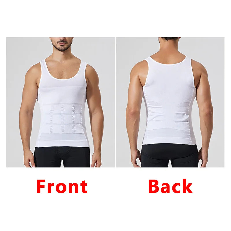 Transform Your Physique with Our Men's Slimming Compression Vest – Ultimate Waist Trainer for Effective Belly Control and Weight Loss!