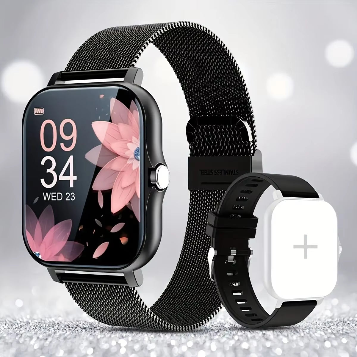 Smartwatch, Phone Answering/Calling, Multi-Sport Mode, Message Reminder View, Suitable for Men/Women