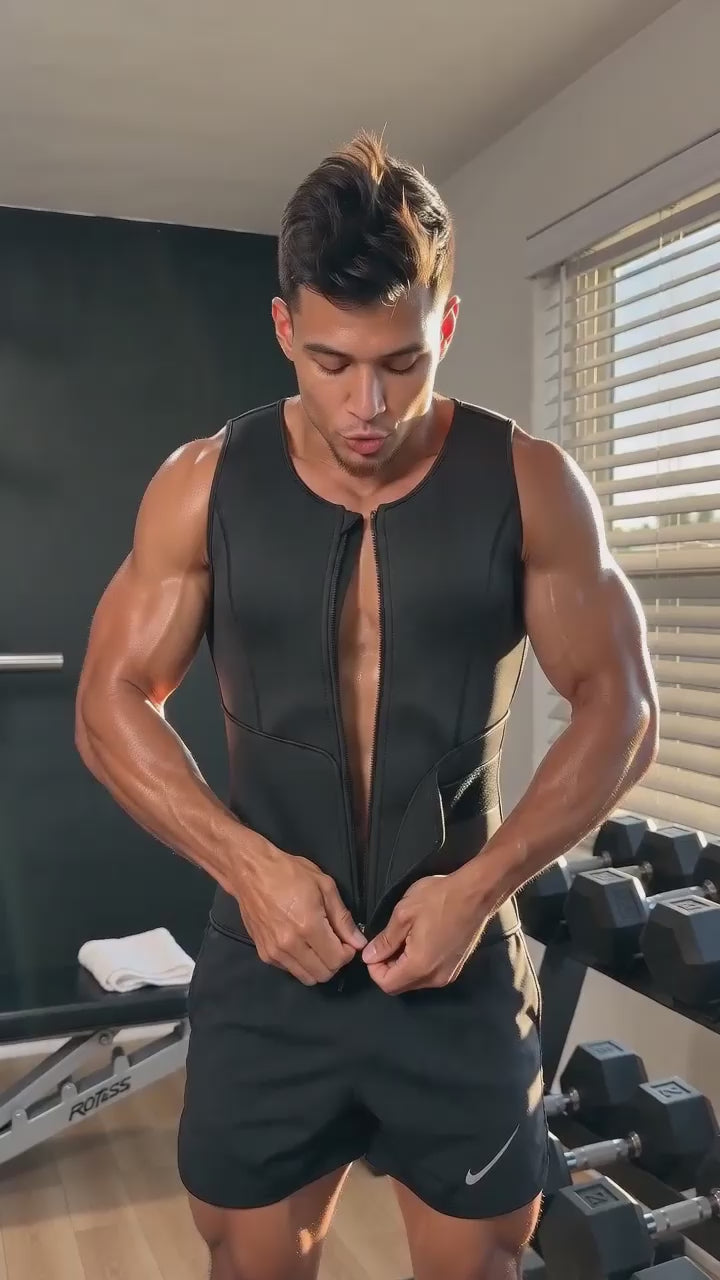 Neoprene Men's Shapers Sweat Vest for Men