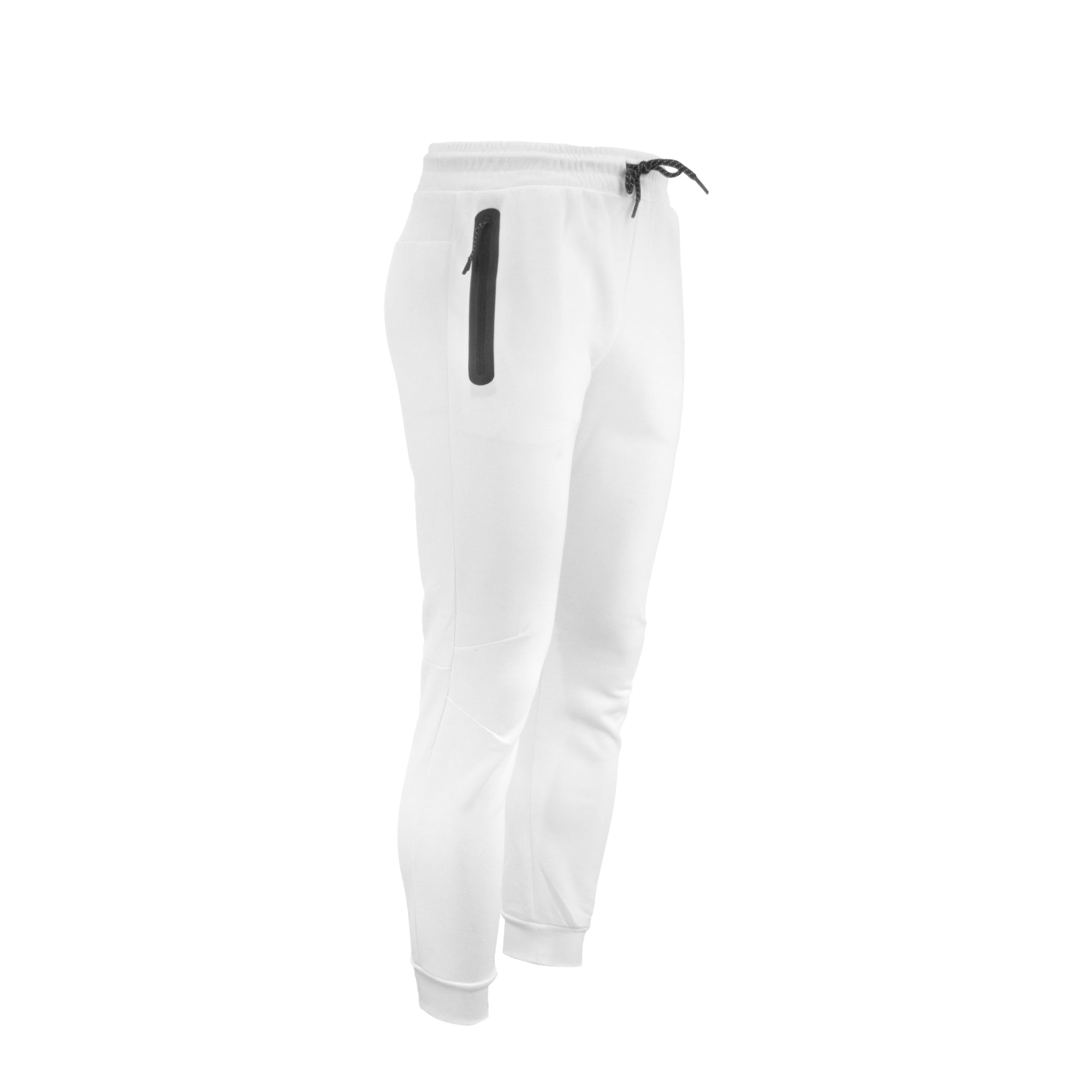 Men's ultra tech fleece set white jogger pants with pockets for style and comfort