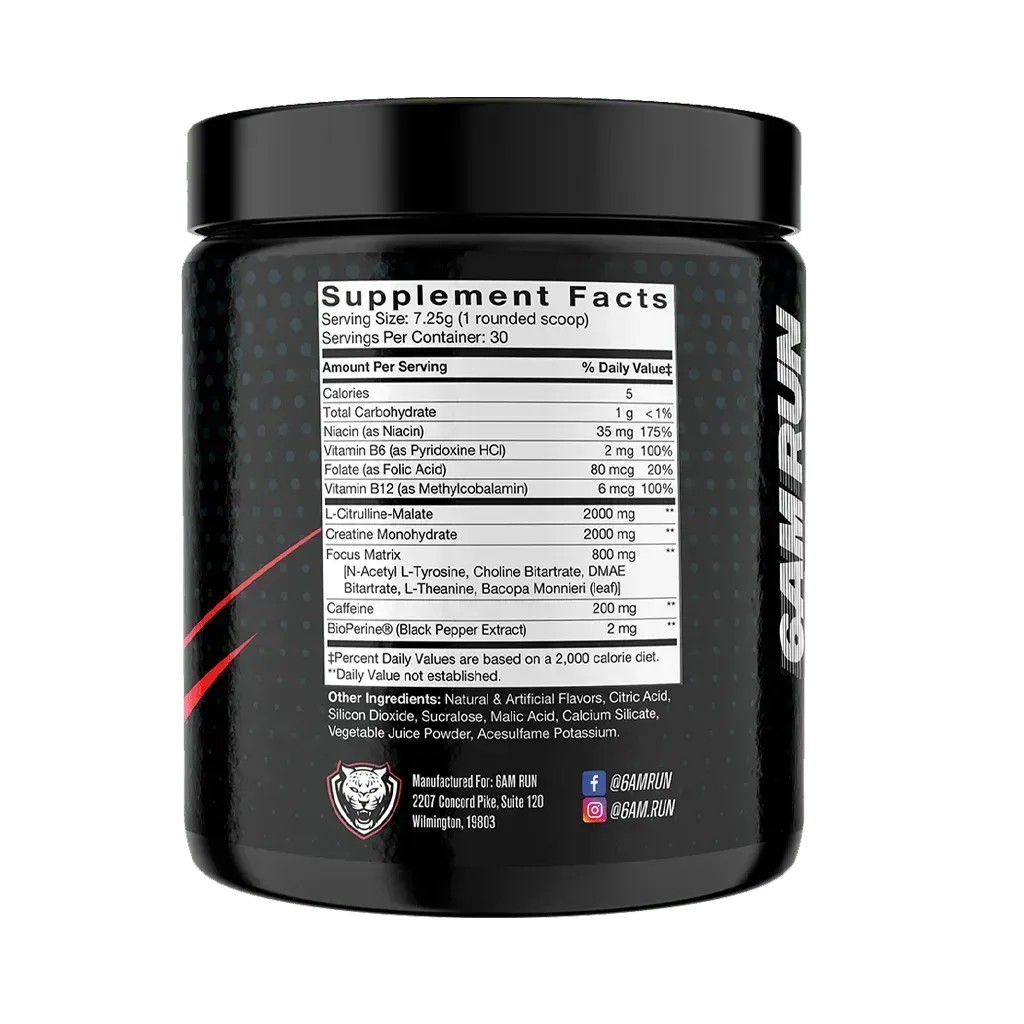 SPRINT | Clean Energy & Focus Formula for Intense Workouts – 6AM RUN