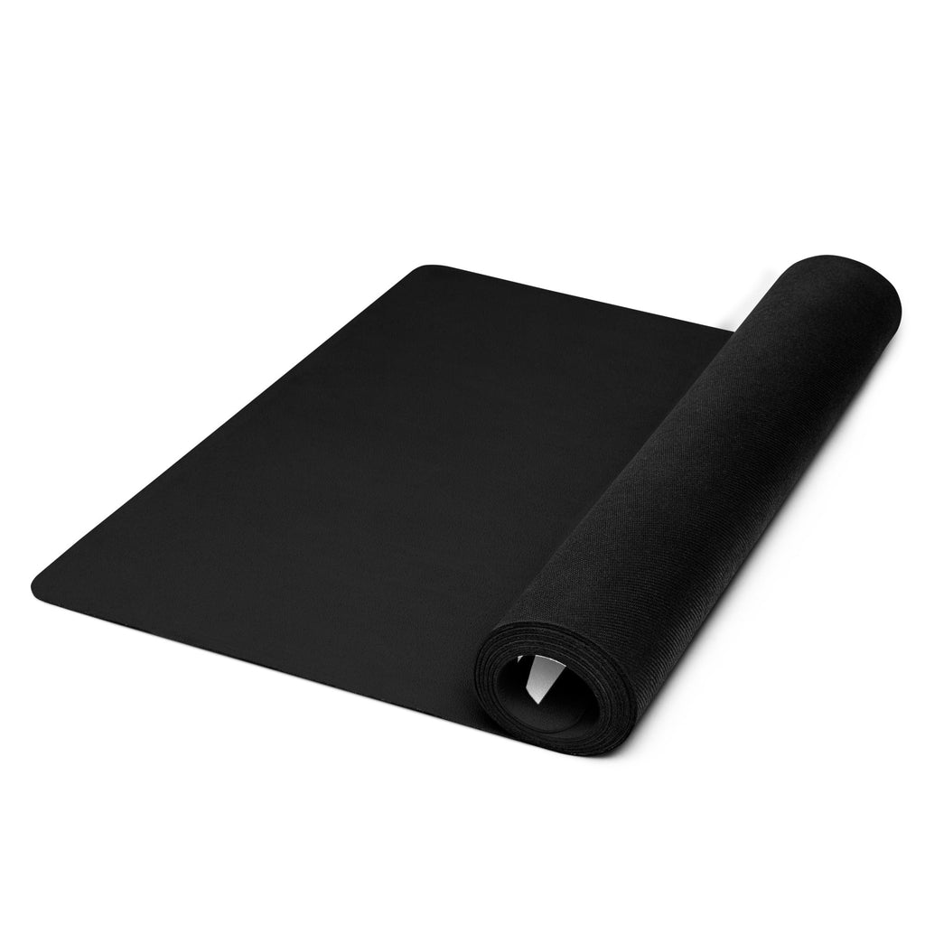 New Upgraded Premium Gym Yoga Mat rolled out on a flat surface, ideal for fitness, stretching, and yoga sessions.